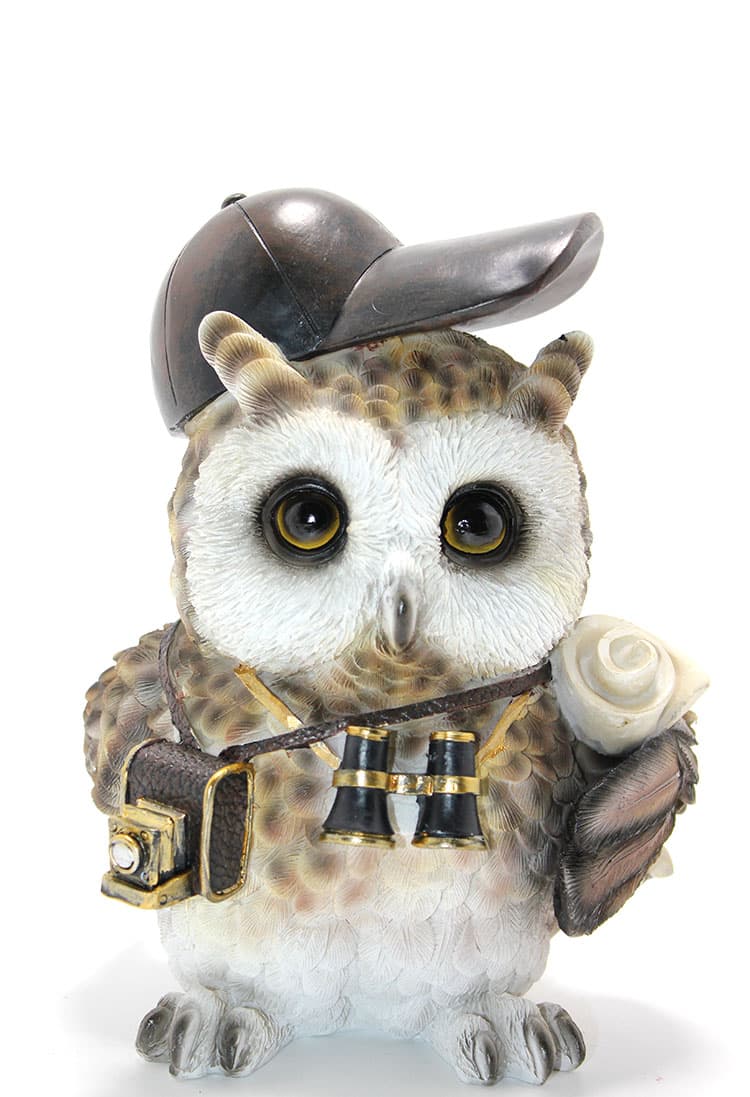 TTT Steampunk Polyester Baykuş Figürü Model 2