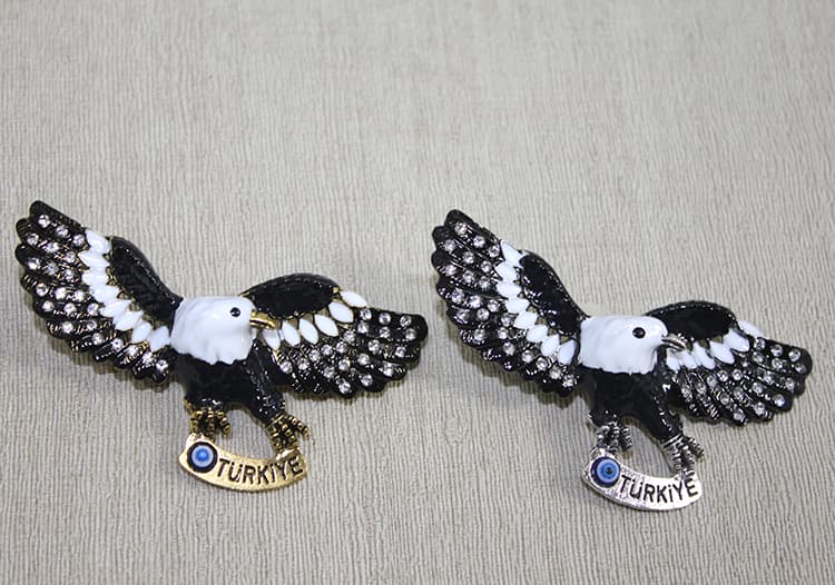 TTT Swarovski Taşlı Kartal Figürlü Magnet