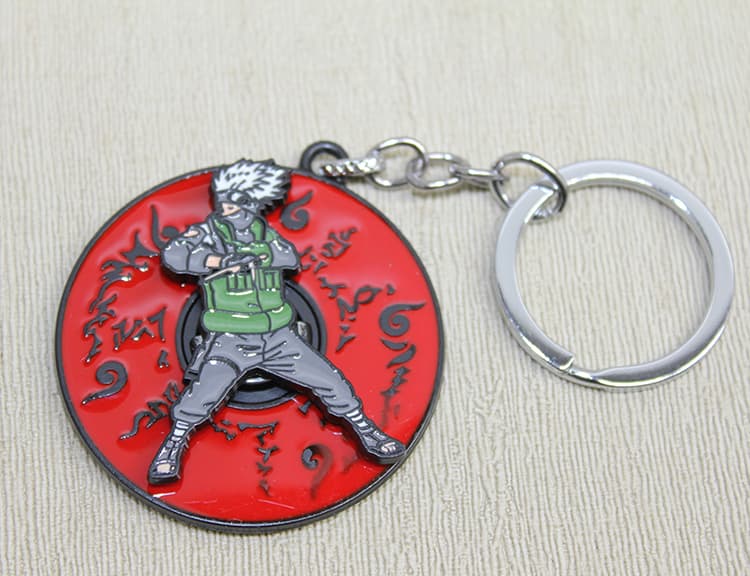 TTT Metal Dönen Anime Figür Anahtarlık