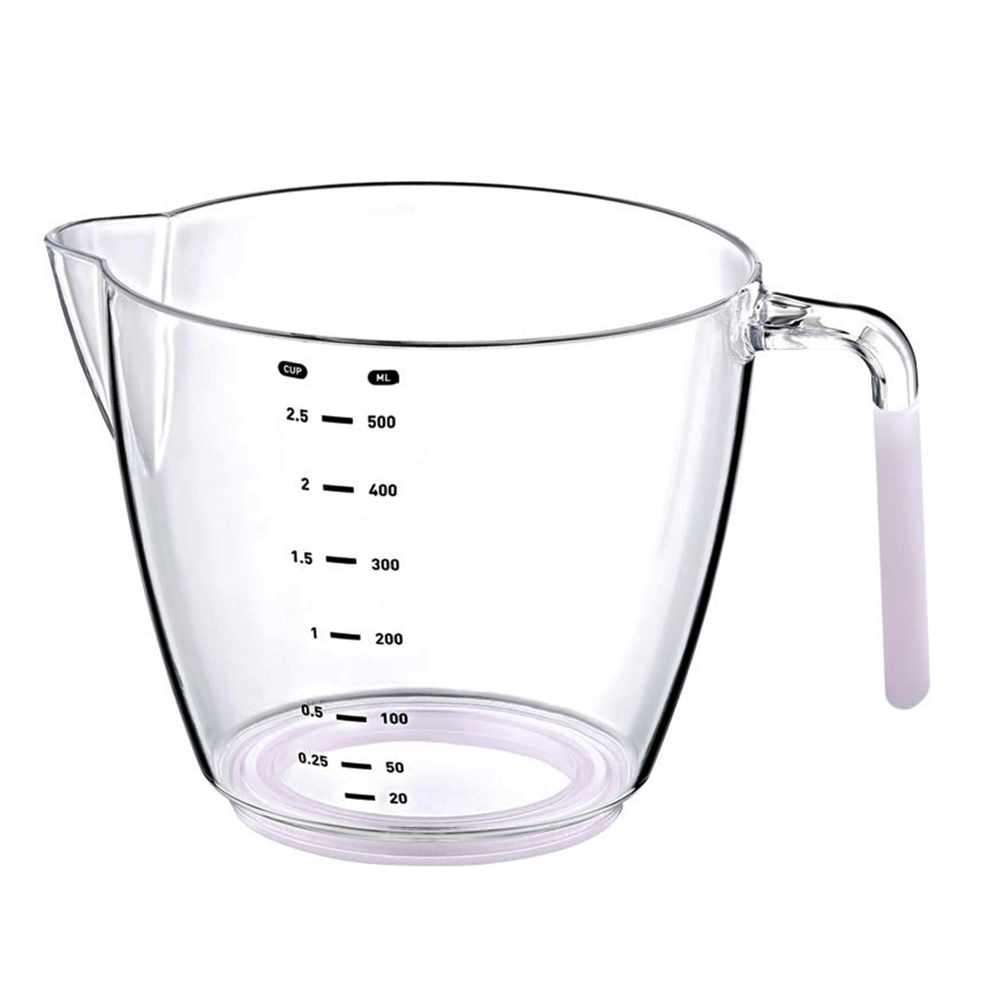 Ölçü ve Hamur Kabı 500 ml - Silikon Sap