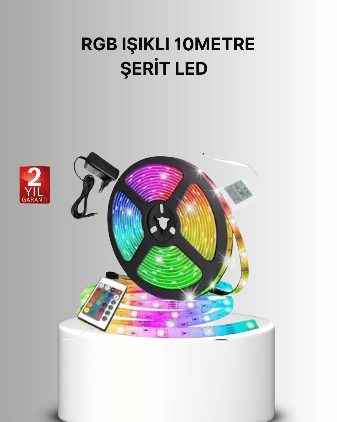 Uzaktan Kumandalı RGB Smart Şerit LED Işık Esnek ve