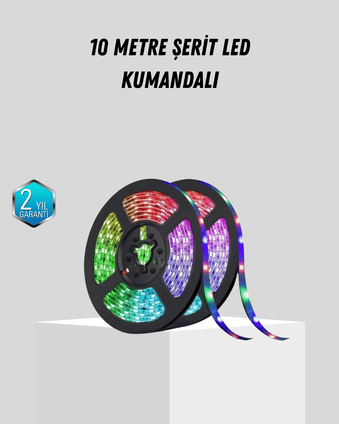 Smart Şerit LED Işık – Uzaktan Kumandalı, USB Girişli,