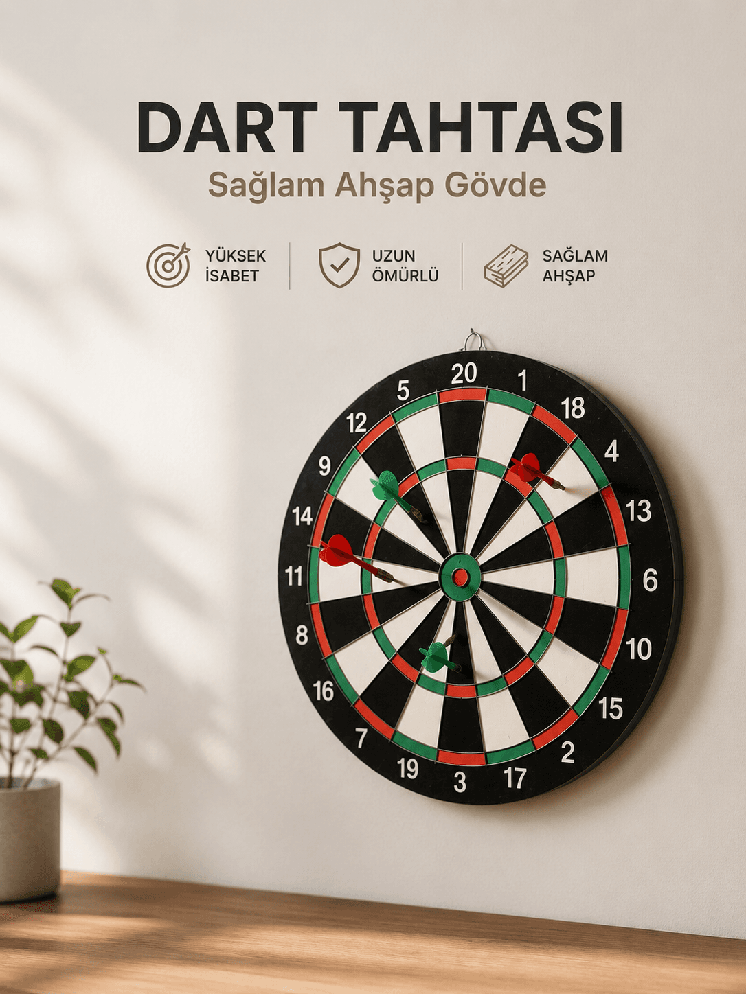 Evde, Ofiste ve Oyun Alanlarında Kullanıma Uygun Sağlam
