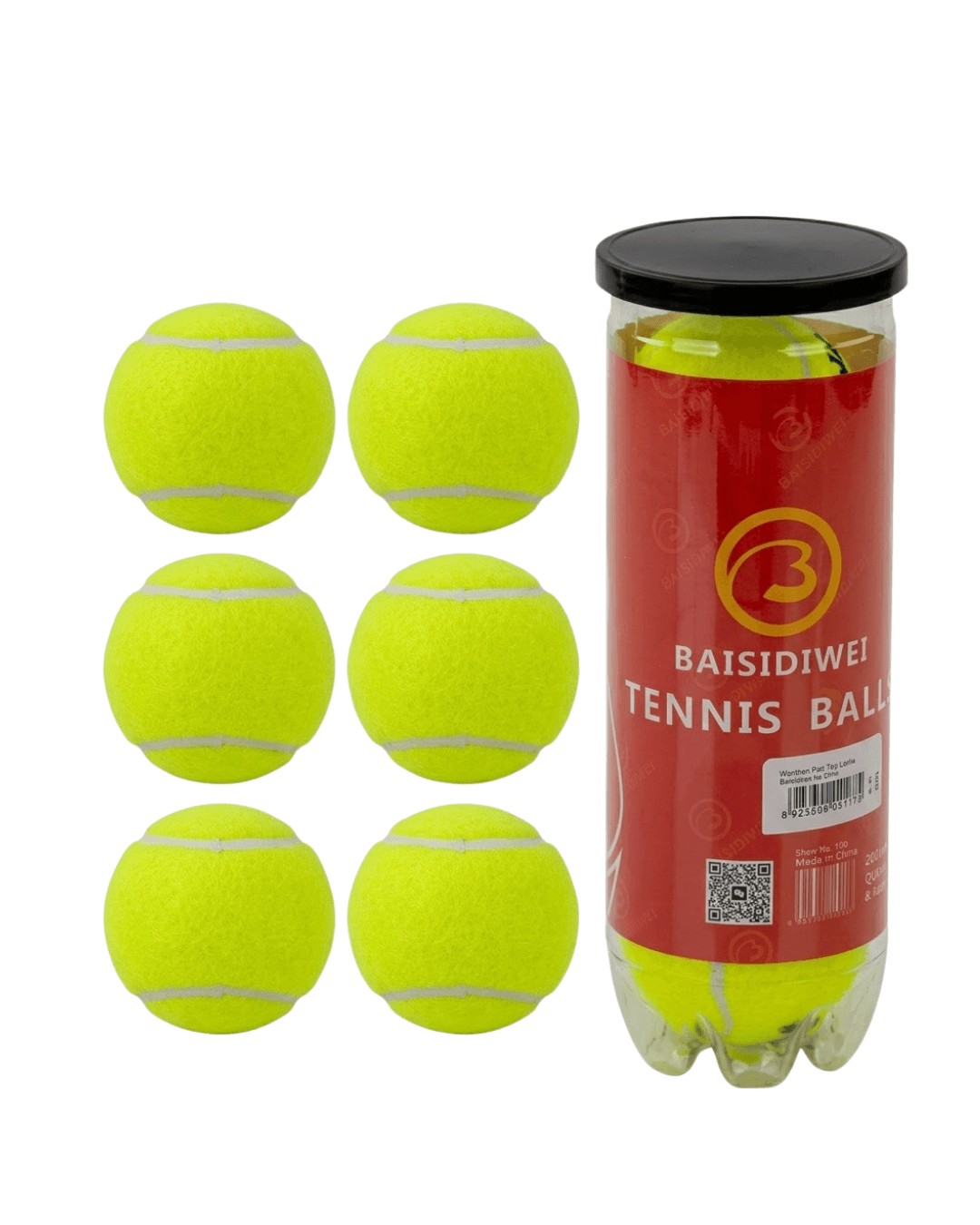6’lı Tenis Topları Seti Spor ve Eğlence İçin İdeal