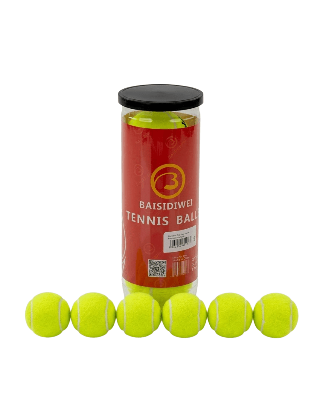 Dayanıklı Tenis Topu 6’lı Set Yüksek Zıplama ve Uzun