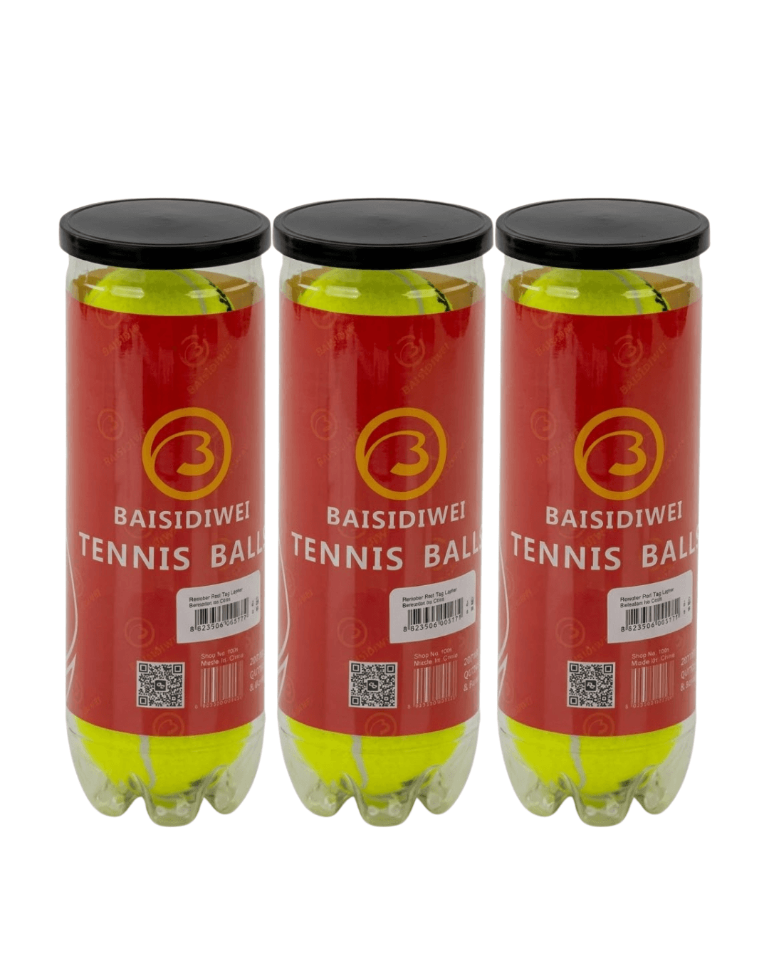 9’lu Tenis Topu Seti Dayanıklı Yüksek Zıplama