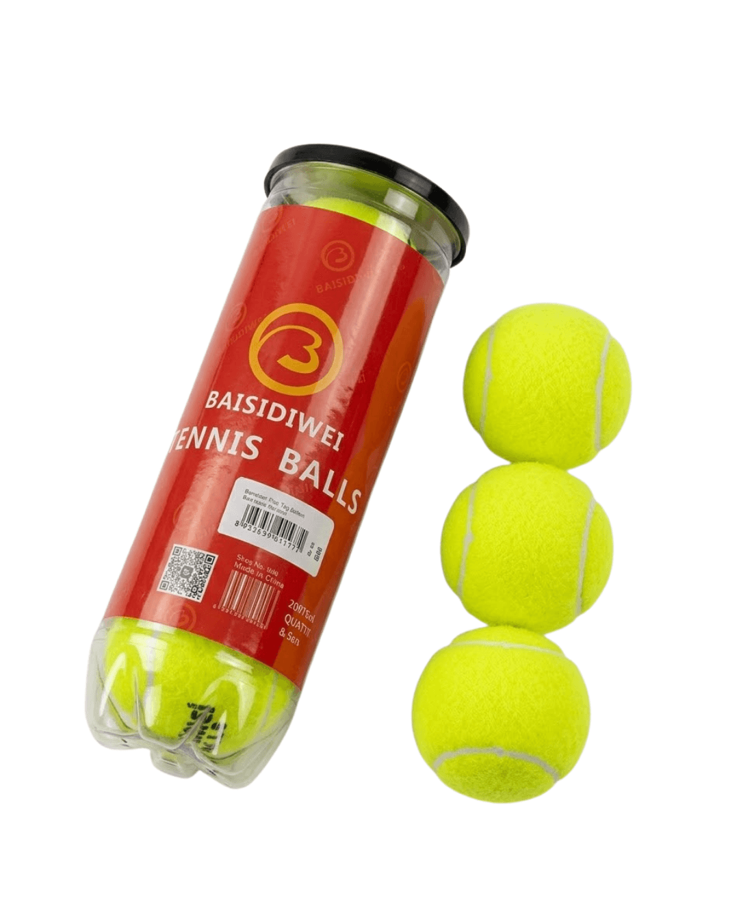 3’lü Tenis Topu Seti Spor ve Eğlence İçin Dayanıklı