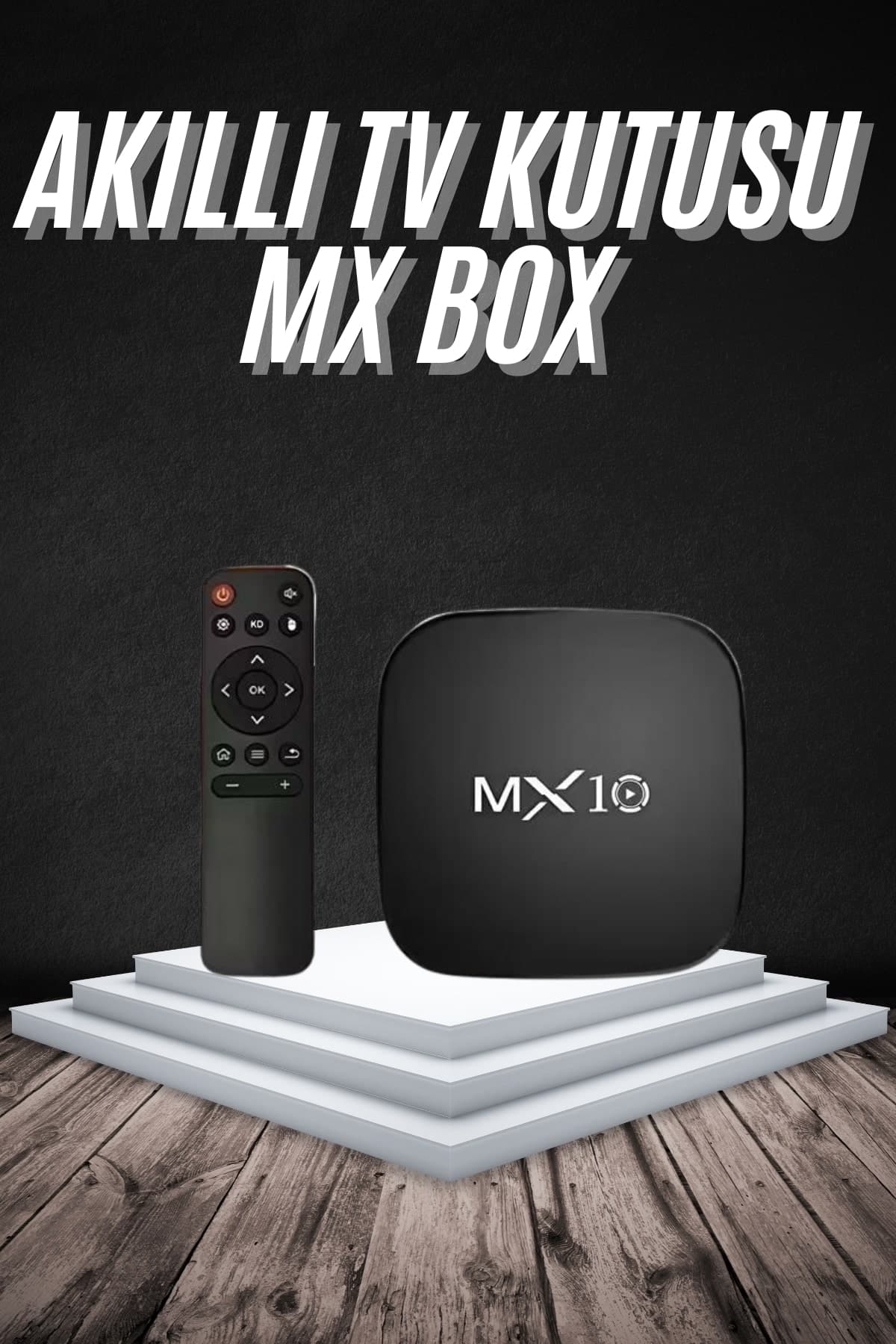 Akıllı TV kutusu Mx Box Android 7.1 TV kutusu 2. Wifi