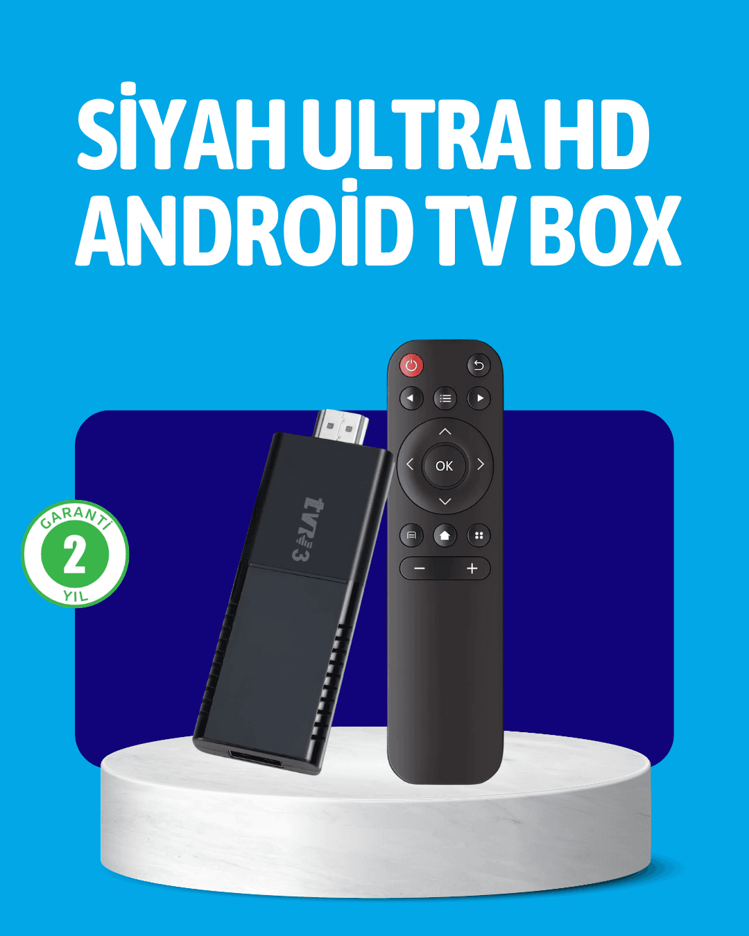 Android TV Stick RAM Depolama Kapasiteli