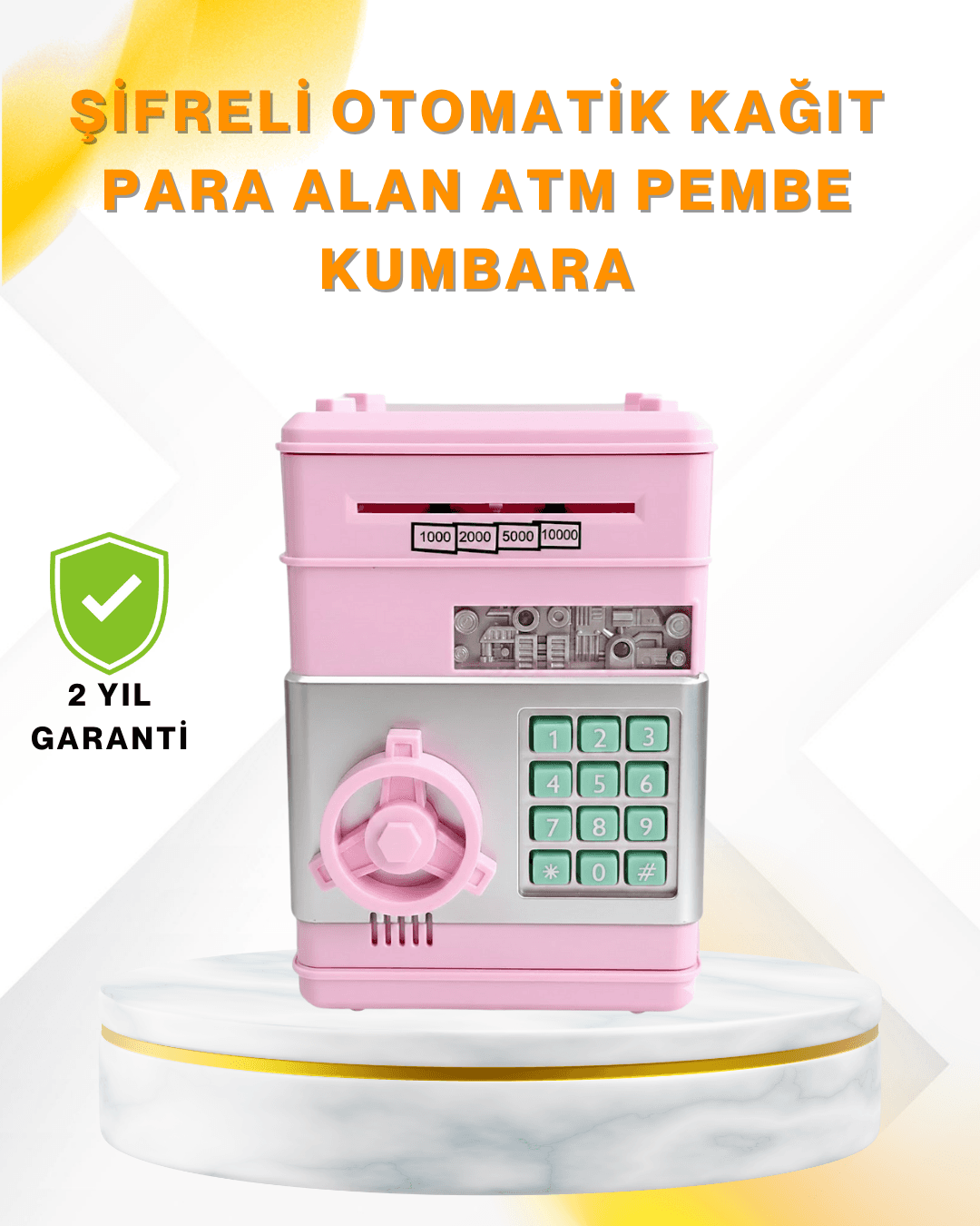 Şifreli Elektronik Para Biriktirme Kumbarası Büyük
