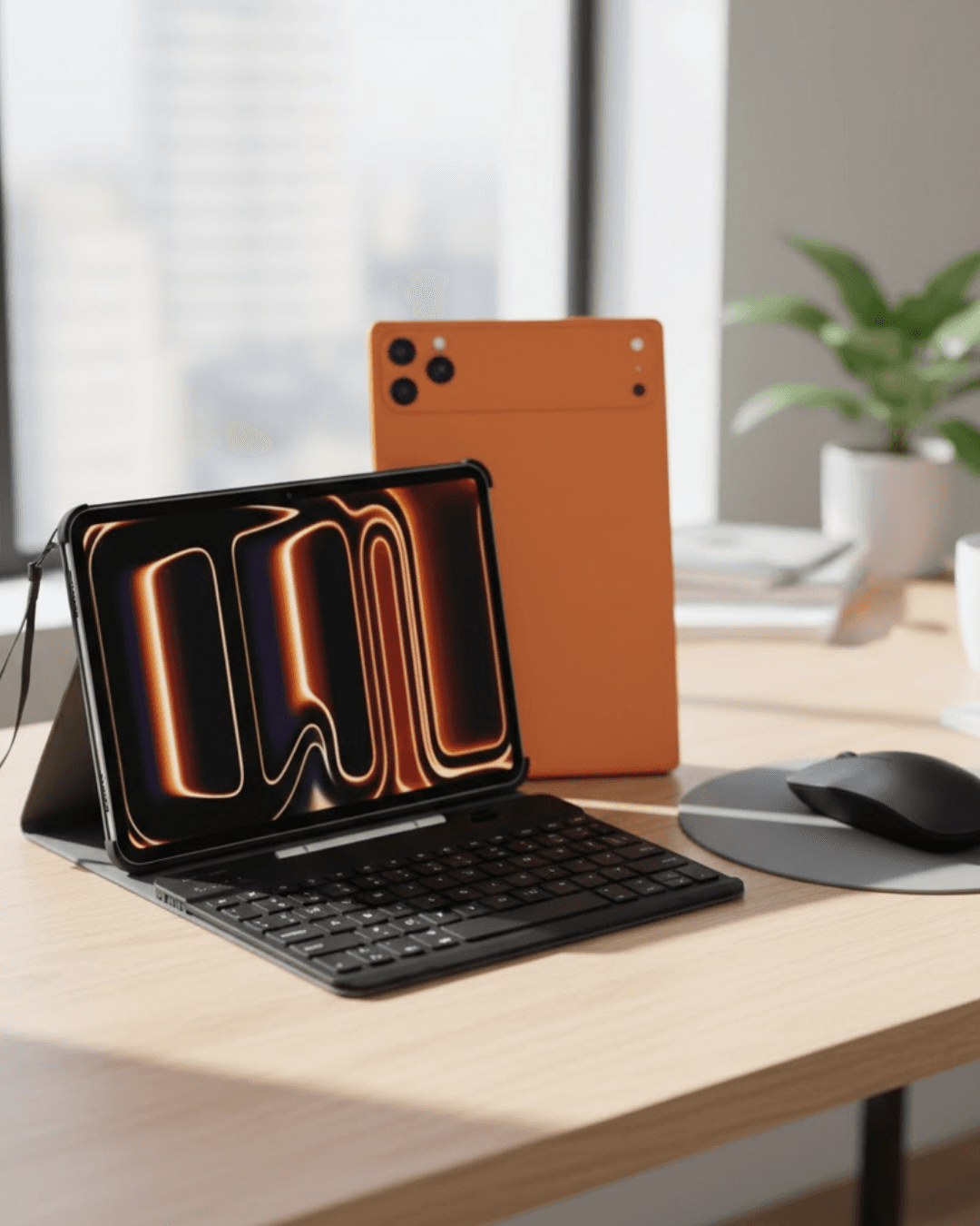 Tablet PC Klavyeli Set Geniş Ekran Yüksek Depolama ve