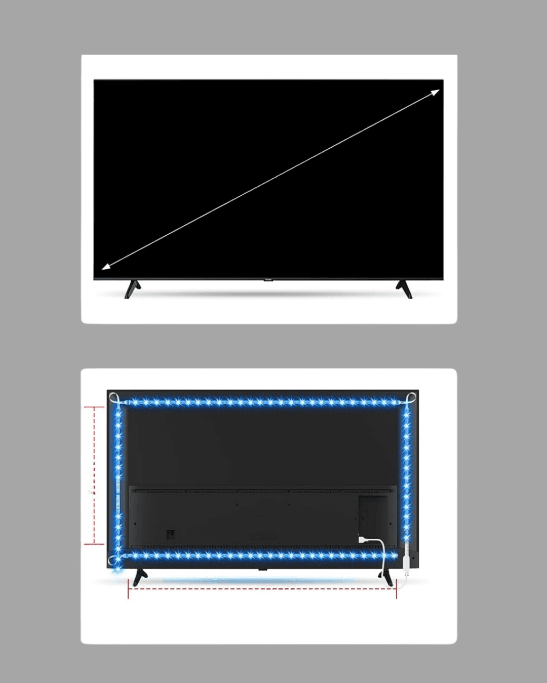 Uzaktan Kumandalı LED TV Arka Işık Şeridi
