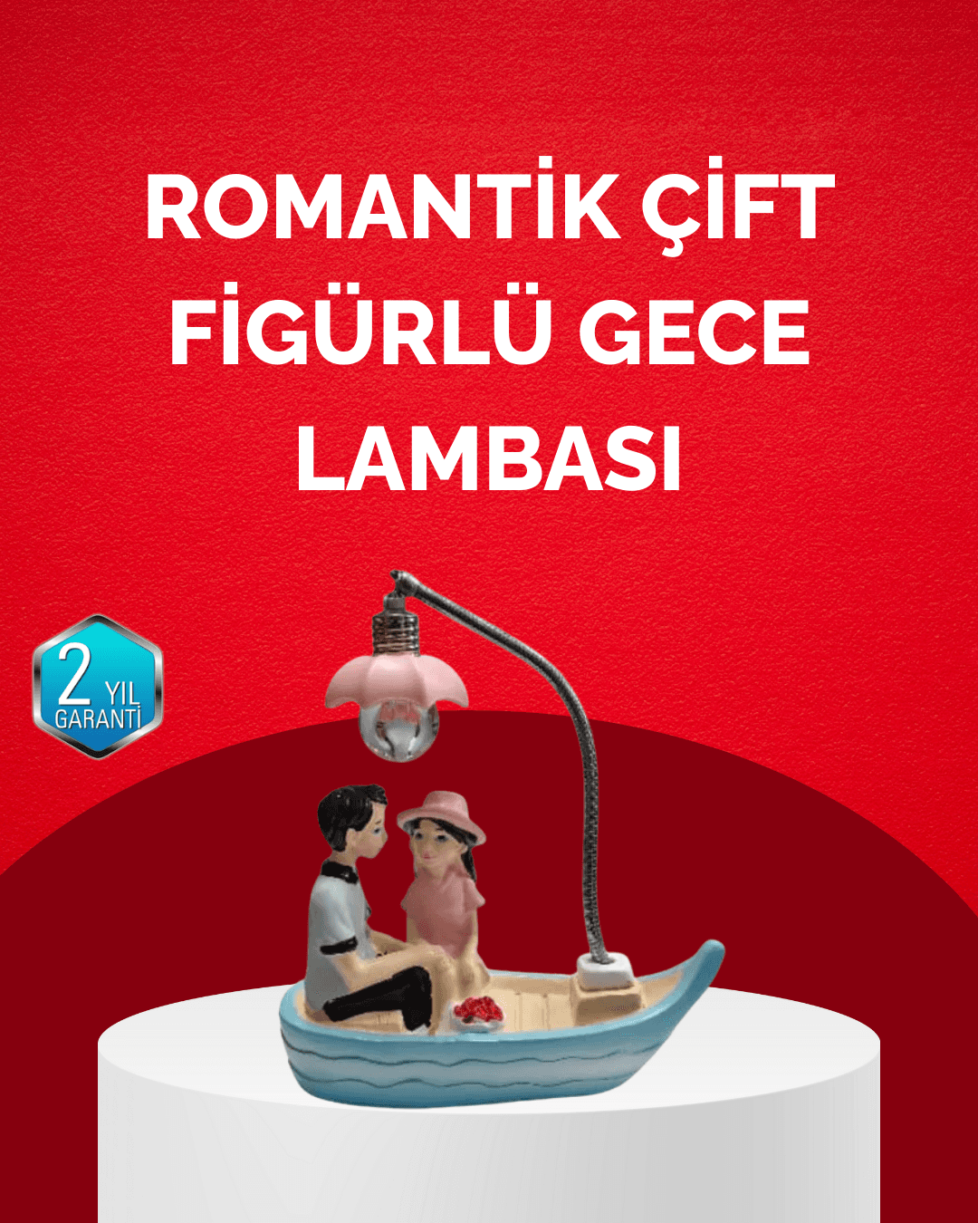 Sevgililer Günü İçin Romantik Çift Figürlü Dekoratif