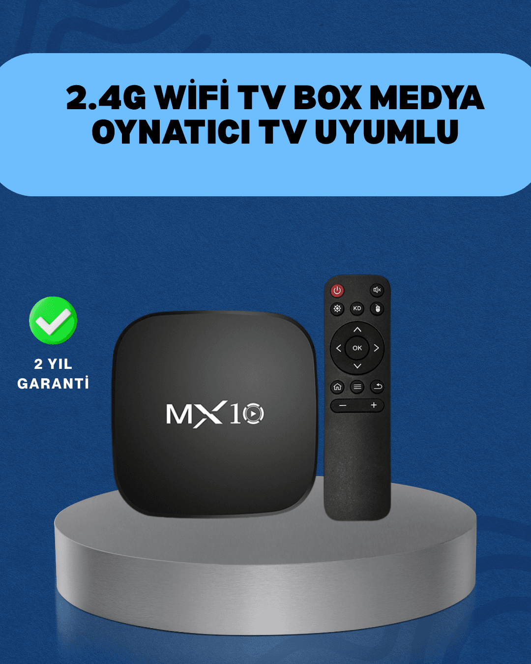 Medya Kutusu HDMI-USB Bağlantılı Android TV Çözümü