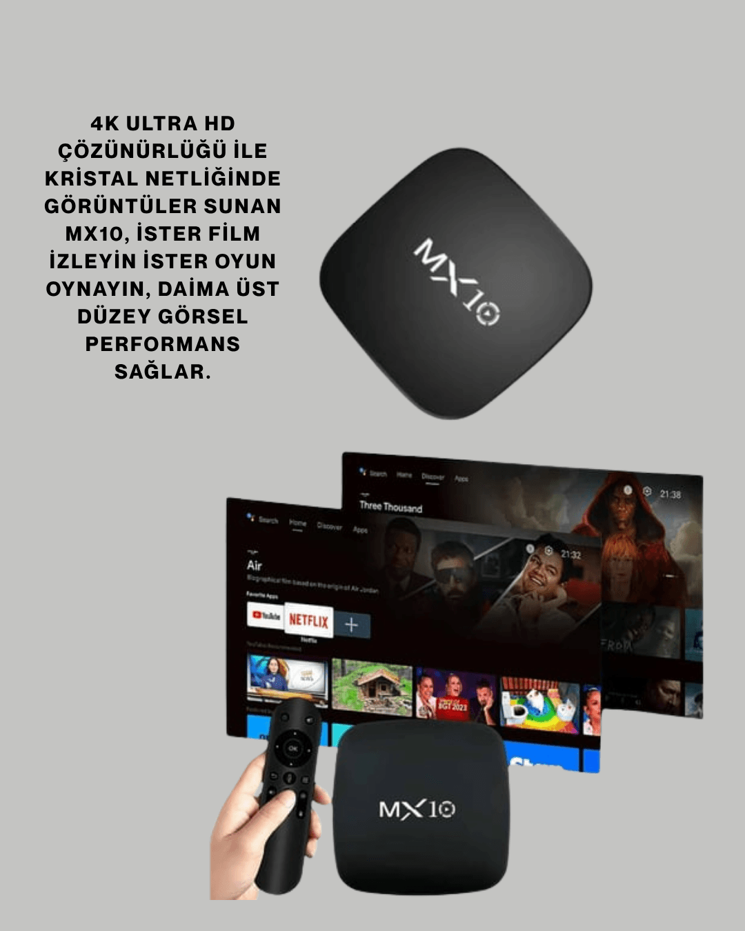 Android Tabanlı Akıllı Medya Oynatıcı – 4 Çekirdekli