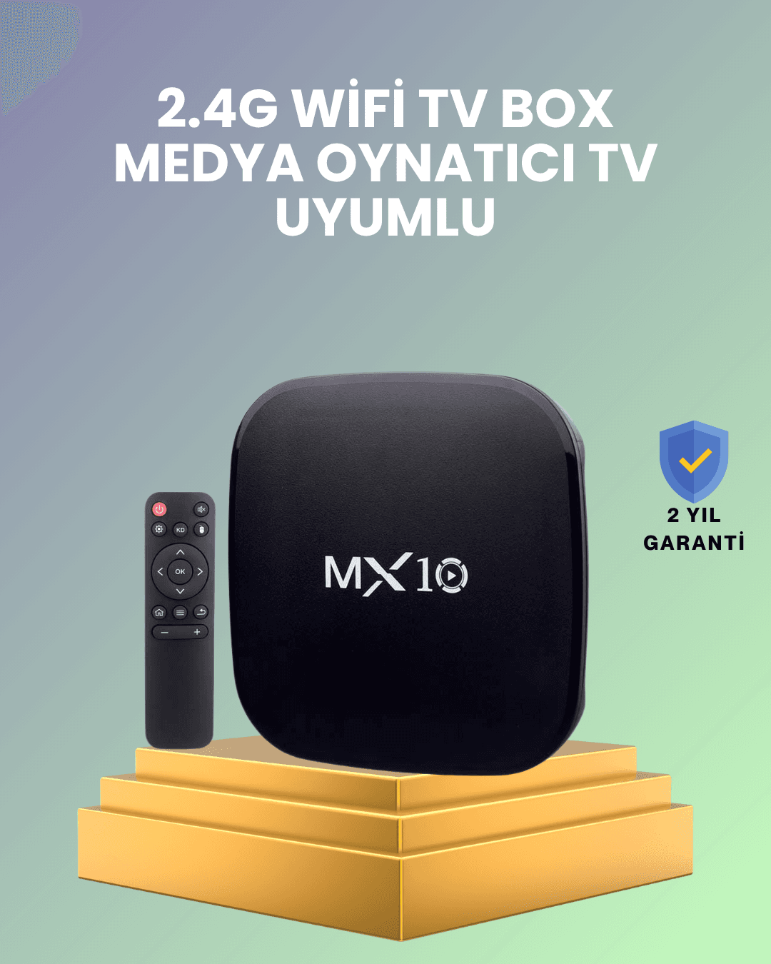 GB RAM 8 GB Hafıza Video Destekli Android Medya Cihazı