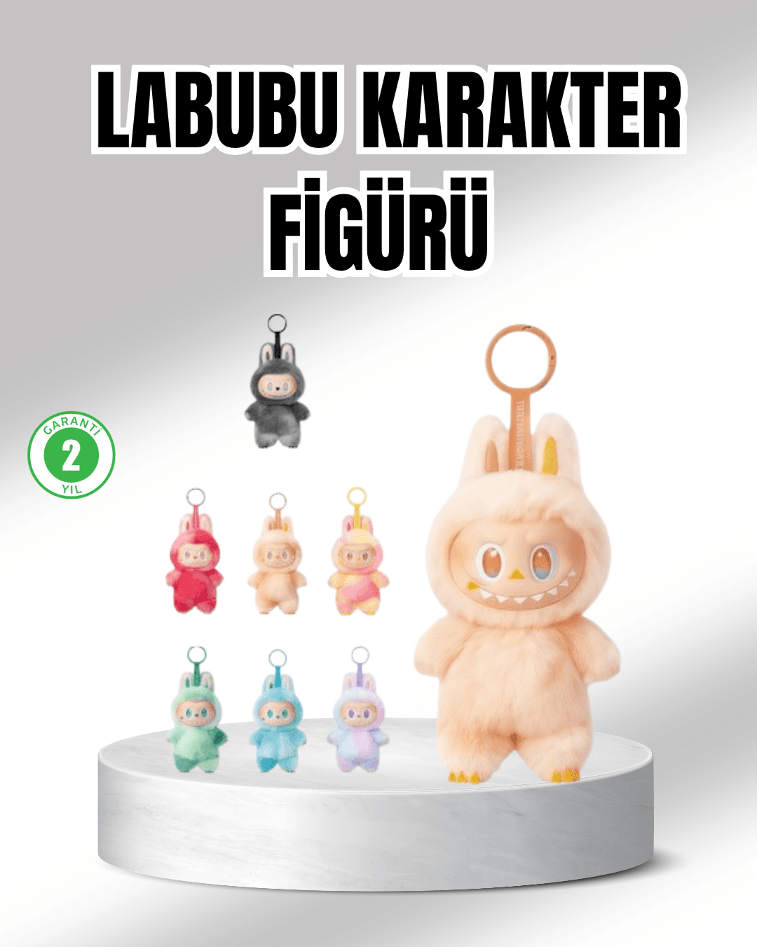 Labubu Peluş Oyuncak – Koleksiyonluk Yumuşak Dekoratif