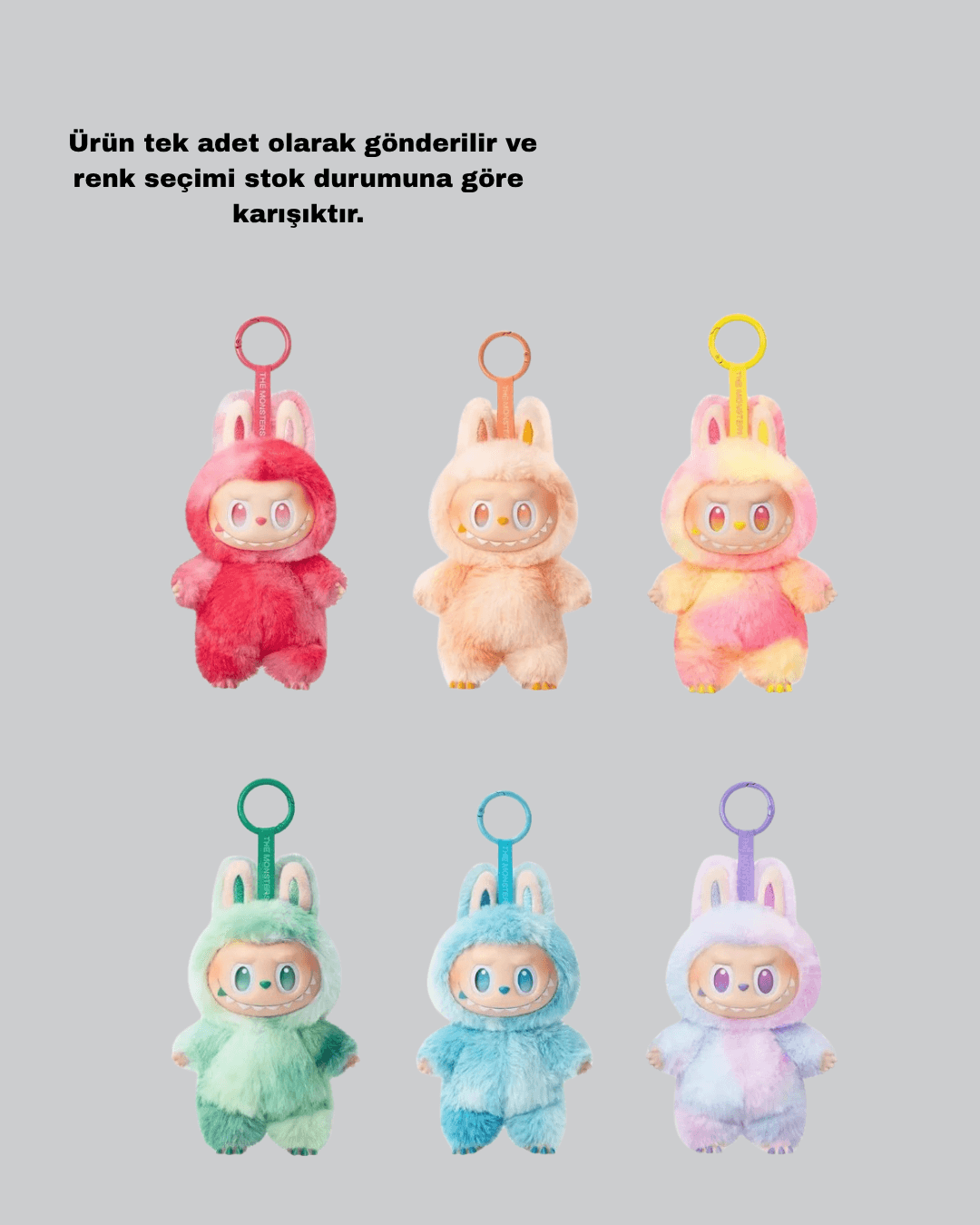 Dekoratif Yumuşak Labubu Peluş Figür – Koleksiyonluk ve