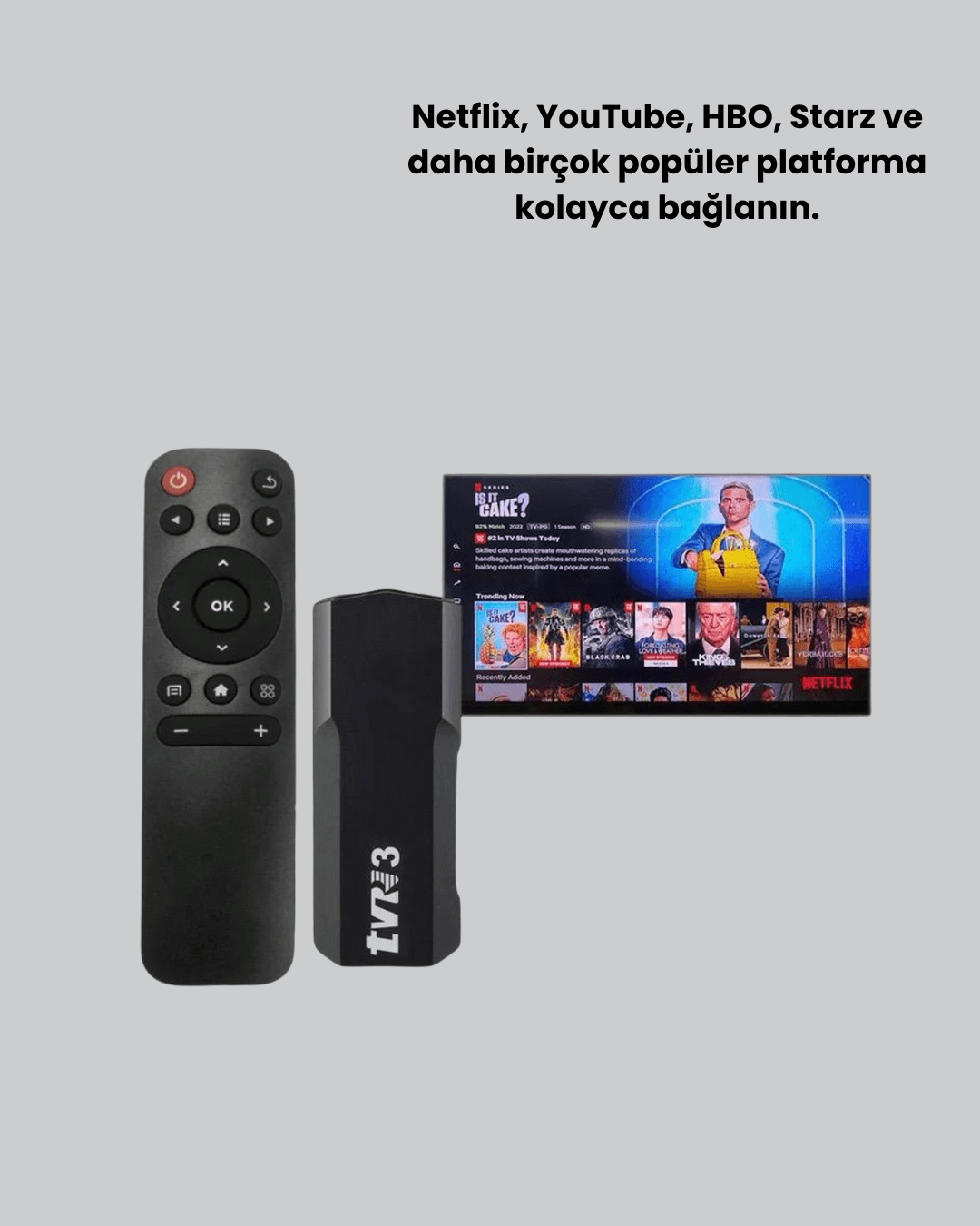 Ultra HD Android TV Stick – Tak Çalıştır Akıllı TV
