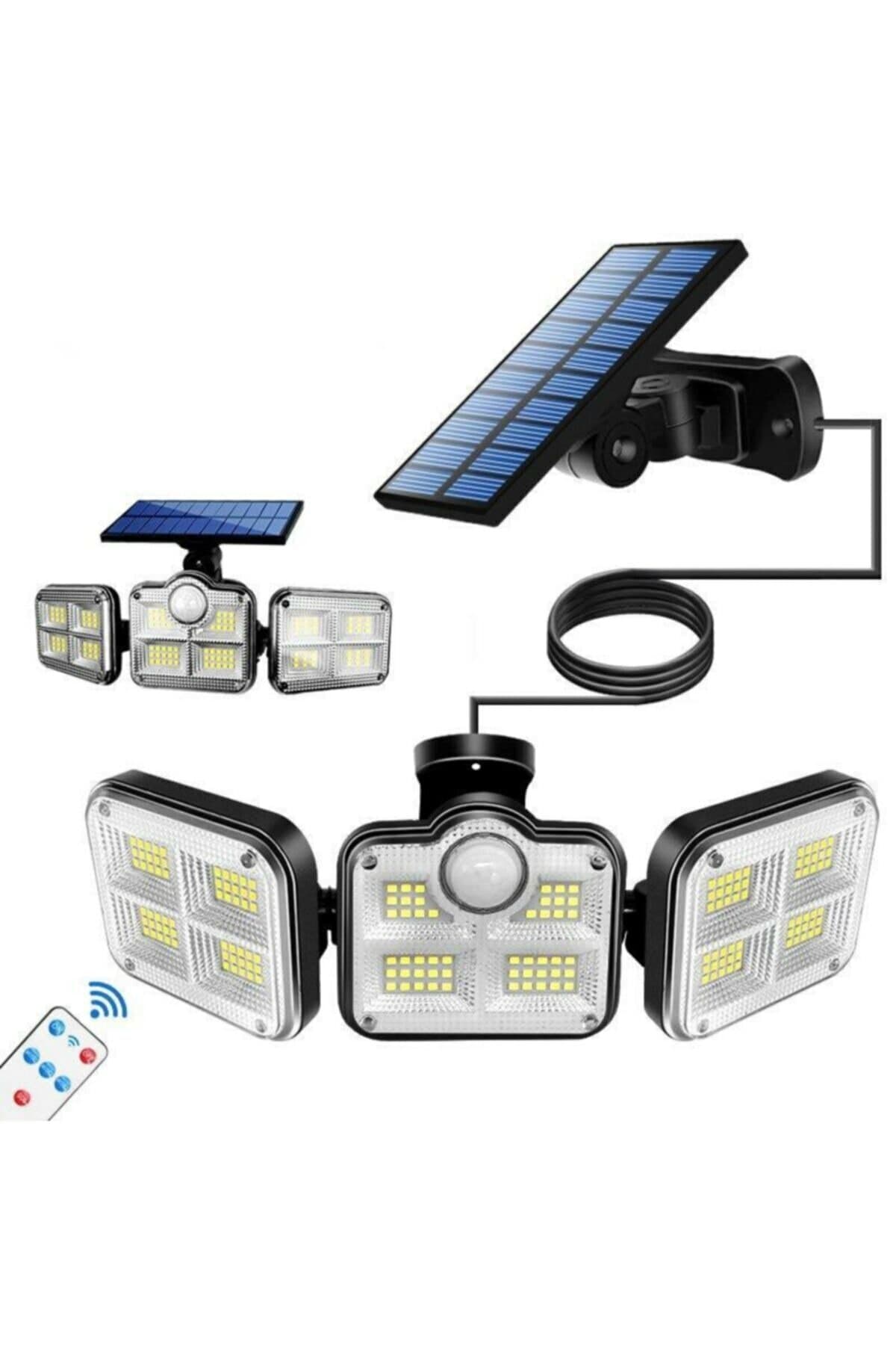 TTT Uzaktan Kumandalı 122 Led Sensörlü Bahçe Lambası